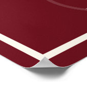 Poster Luxury Old Money Monogram Wedding Welcome (Coin)