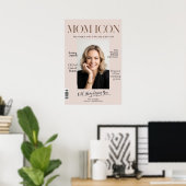 Poster Luxury Personalized Mom | Custom Photo Magazine (Bureau à domicile)