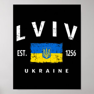 Poster Lviv Ukraine Ukrayina Lwów