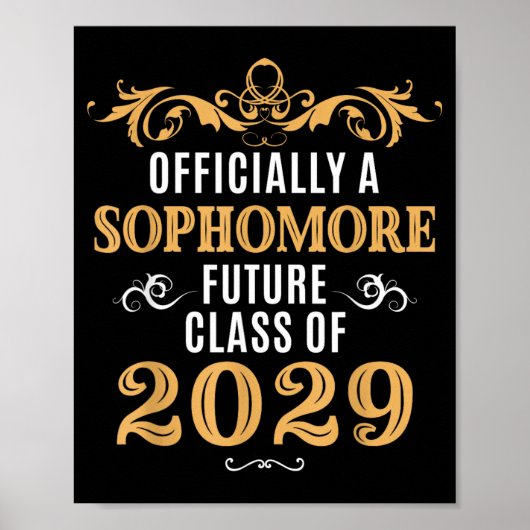 Poster Ly A Étudiant de deuxième année Future Cl 2029 Vin (Devant)