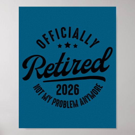Poster Ly Retraité Plus Mon Problème Plus De Retraite 202 (Devant)