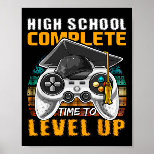 Poster Lycée Complet Vidéo Jeu Diplôme Supérieur