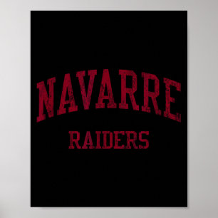 Poster Lycée de Navarre hs navarre fl sports vintage