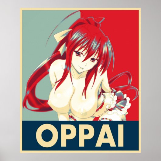 Poster Lycée DxD Akeno Himejima Oppai Pop Art (Devant)