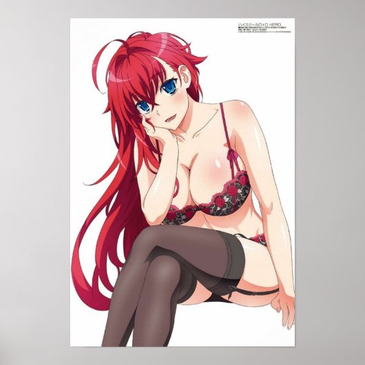 Poster Lycée DxD Rias Gremory (Devant)