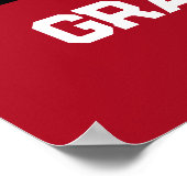 Poster Lycée ou collège personnalisé football (Coin)