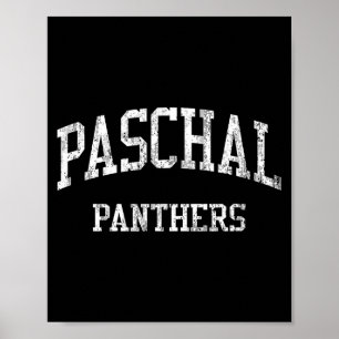 Poster lycée Paschal hs fort worth tx sport vintage
