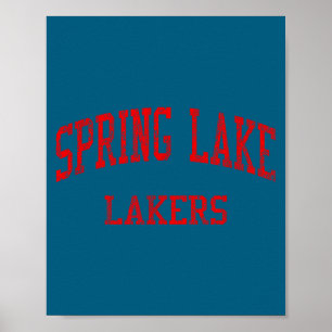Poster Lycée Spring Lake hs spring lake mi vintage