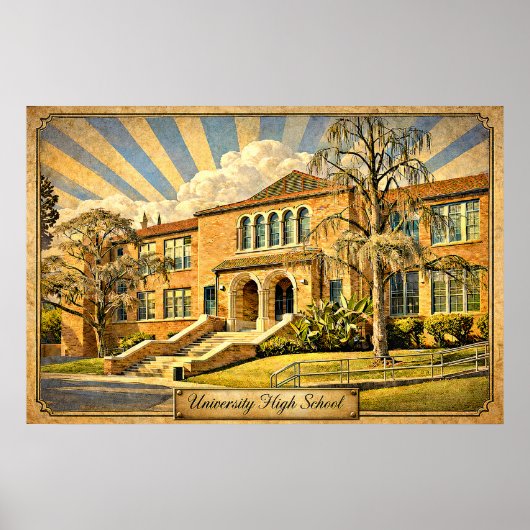 Poster Lycée University High School (Devant)