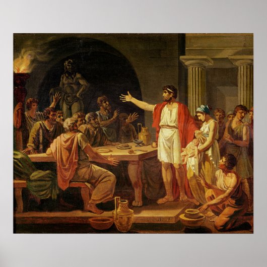 Poster Lycurgus montrant les Anciens de Sparte (Devant)
