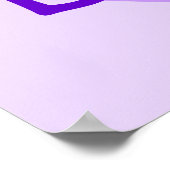 Poster Lydia en violet (Coin)