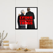 Poster Lying Chicago Thugs (Cuisine)