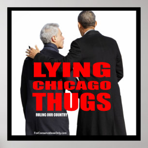 Poster Lying Chicago Thugs