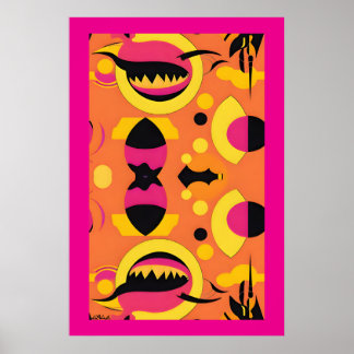 Poster Lying Flat or Flat Out Lying