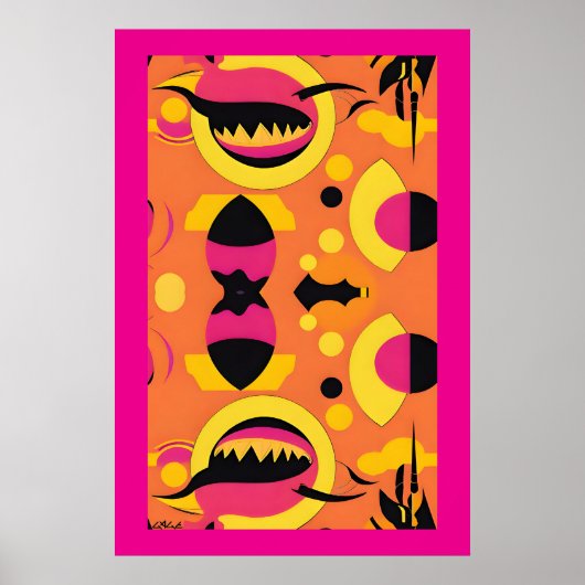 Poster Lying Flat or Flat Out Lying (Devant)