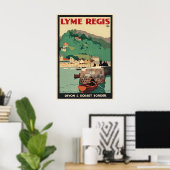 Poster Lyme Regis Devon Dorset Frontière Angleterre Grand (Bureau à domicile)