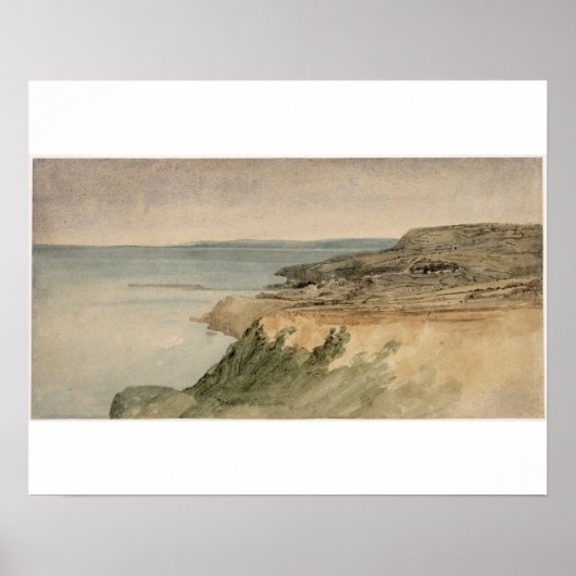 Poster Lyme Regis, Dorset, c.1797 (avec crayon sur tex) (Devant)