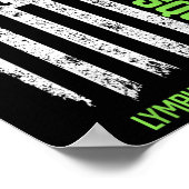 Poster Lymphome non hodgkiné Soutien de l'équipe Lymphome (Coin)