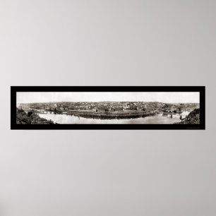 Poster Lynchburg VA Train Photo 1913