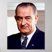 Poster Lyndon B Johnson (Devant)