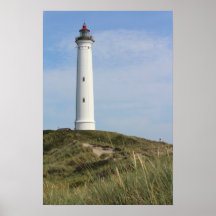 Lyngvig Fyr, Phare, Ringkobing, Danemark