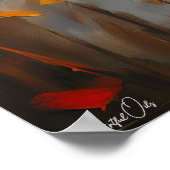 Poster | Lynx Cat | Olieverfstijl (Hoek)