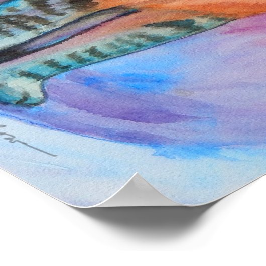 Poster Lynx Point Siamese Cat Study (Coin)