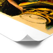 Poster Lyon Berlin Auto Tours ~ Annonce automobile Vintag (Coin)