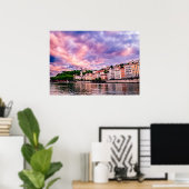 Poster Lyon France (Bureau à domicile)