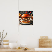 Poster Lyon Luxe Burger (Cuisine)