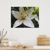 Poster Lys blanc (Cuisine)