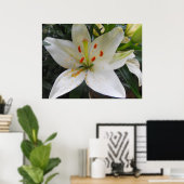 Poster Lys blanc (Bureau à domicile)