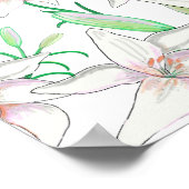 Poster Lys blancs (Coin)