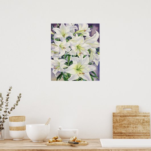 Poster Lys blancs 2008 (Cuisine)