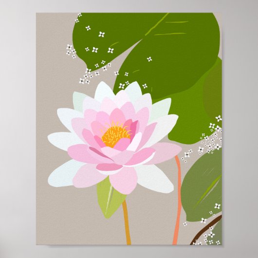 Poster Lys d'eau 01 (Devant)