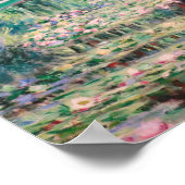 Poster Lys d'eau blanche | CLAUDE MONET (Coin)