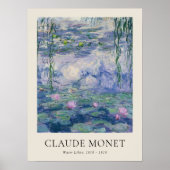 Poster Lys d'eau Claude Monet (Devant)