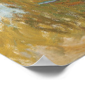 Poster Lys d'eau Claude Monet (Coin)