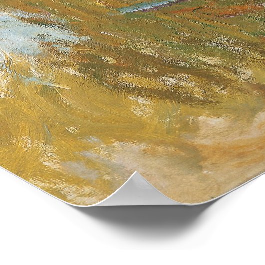 Poster Lys d'eau Claude Monet (Coin)