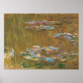 Poster Lys d'eau Claude Monet (Devant)