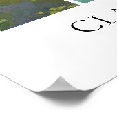 Poster Lys d'eau Claude Monet (Coin)