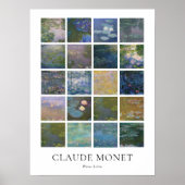 Poster Lys d'eau Claude Monet (Devant)