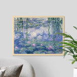 Poster Lys d'eau Claude Monet<br><div class="desc">Poster de Water Lilies peinture d'art de paysage botanique par Claude Monet</div>