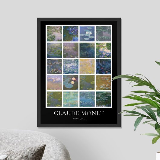 Poster Lys d'eau Claude Monet