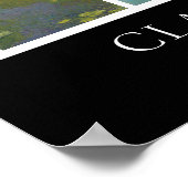 Poster Lys d'eau Claude Monet (Coin)