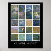 Poster Lys d'eau Claude Monet (Devant)