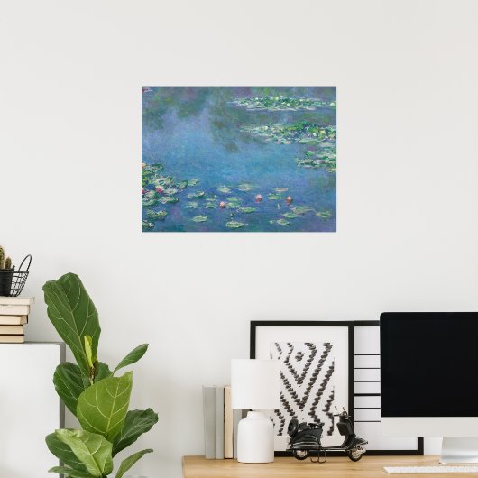 Poster Lys d'eau Claude Monet (Bureau à domicile)