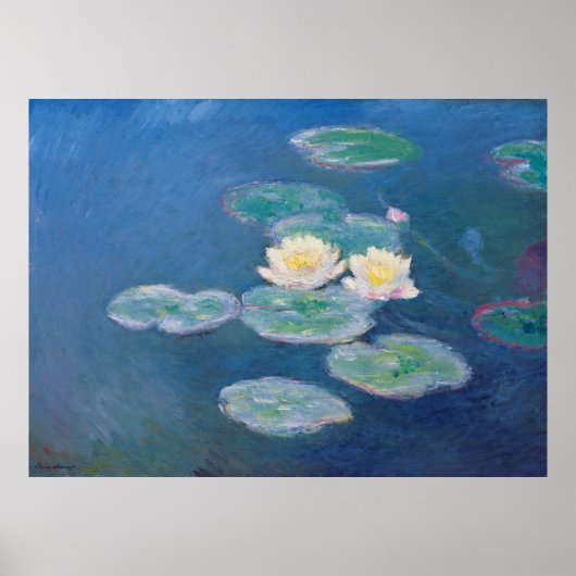 Poster Lys d'eau - Claude Monet (Devant)