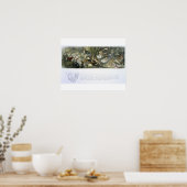 Poster Lys d'eau et fées d'eau, illustration de (Cuisine)