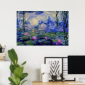 Poster Lys d'eau Monet 1919 art (Bureau à domicile)